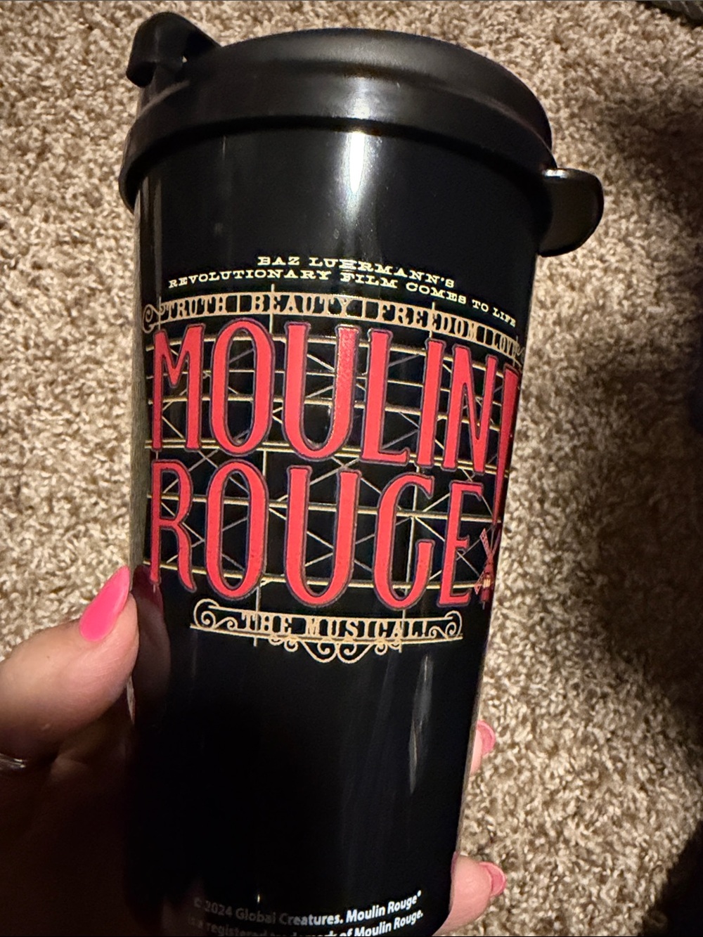 Moulin Rouge Broadway Souvenir Cup - EUC!